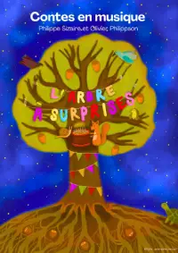 Affiche du spectacle de contes en musique L'Arbre à Surprises