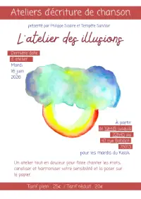 Atelier d'écriture de chansons à Paris le 16 juin 2026